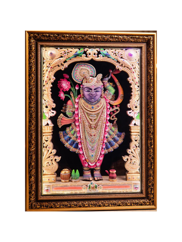Shree-Nath ji sharad punam shringar live Charan Swaroop murti