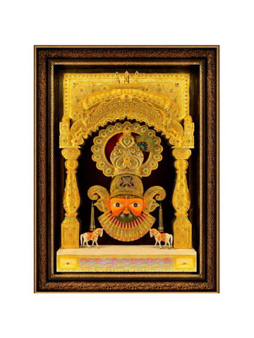 Shyam baba with horse